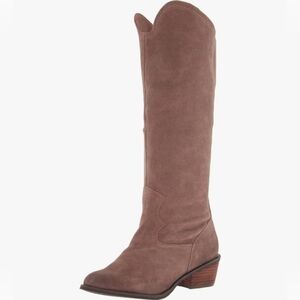 Naughty Monkey Leather Harmony Boot Taupe Size 8.5
